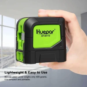 HUEPAR 9011G Green Cross-Line Laser Level